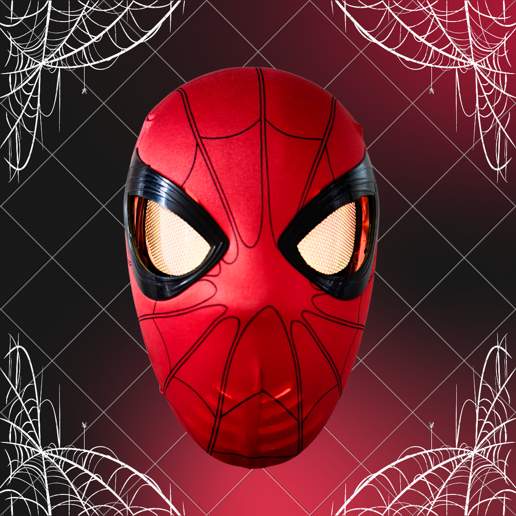 LED Lighting and Blinking Spiderman Mask